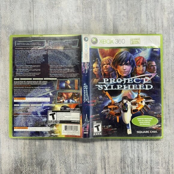 Project Sylpheed: Arc of Deception (XBOX 360, 2007) Complete w Manual CIB TESTED - Picture 4 of 4